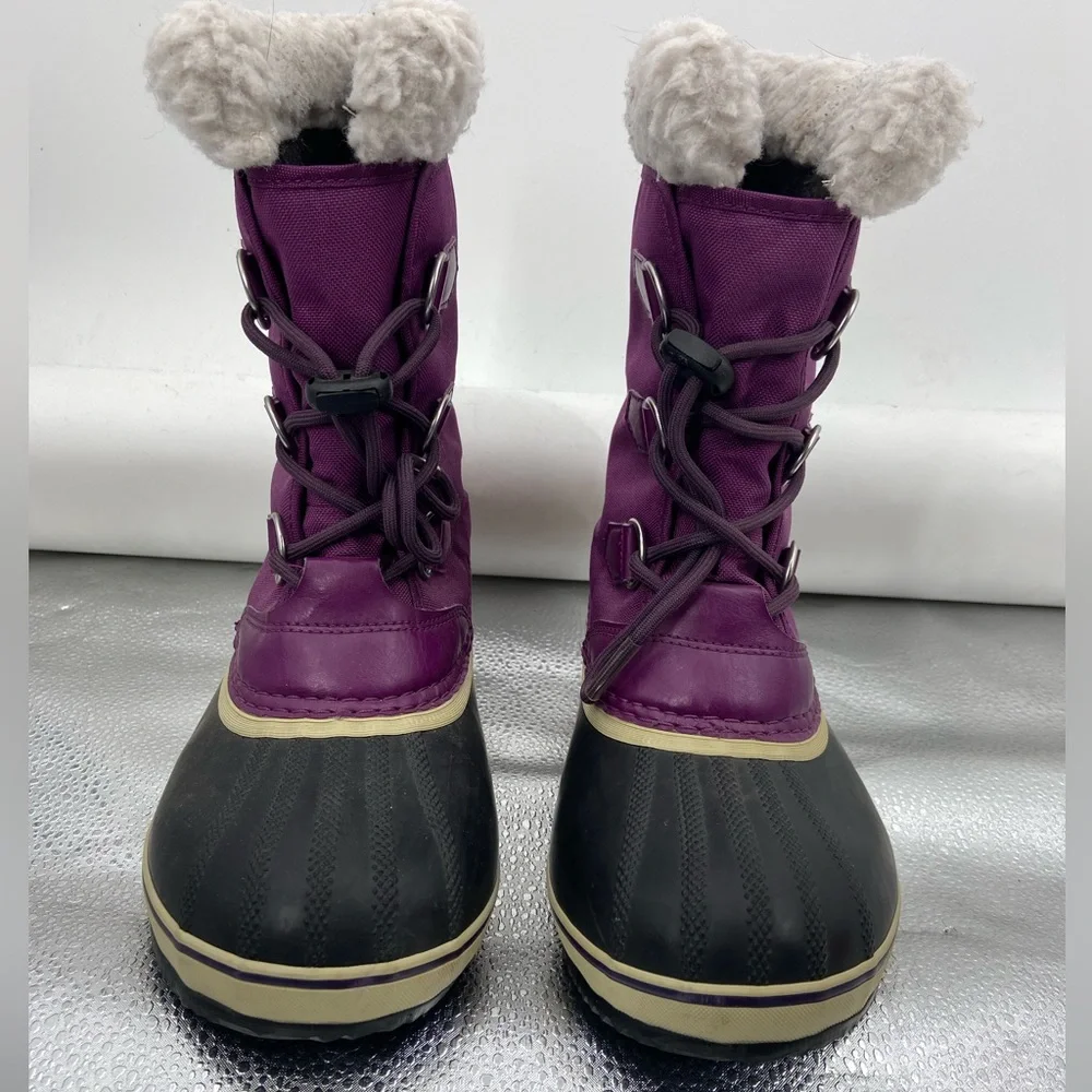 SOREL YOOT PAC™‎ Nylon Youth Waterproof Boot Purple 6